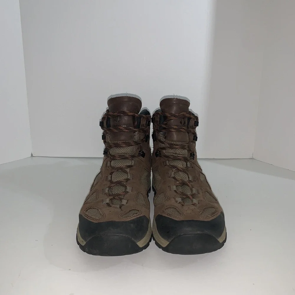 Vasque Boots Mens Size 13 Brown Nubuck Combat Hiking Waterproof 7742M Trail